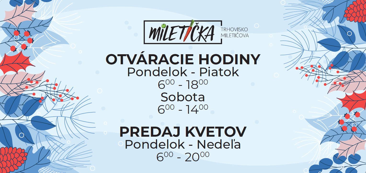 Otváracie hodiny trhoviska