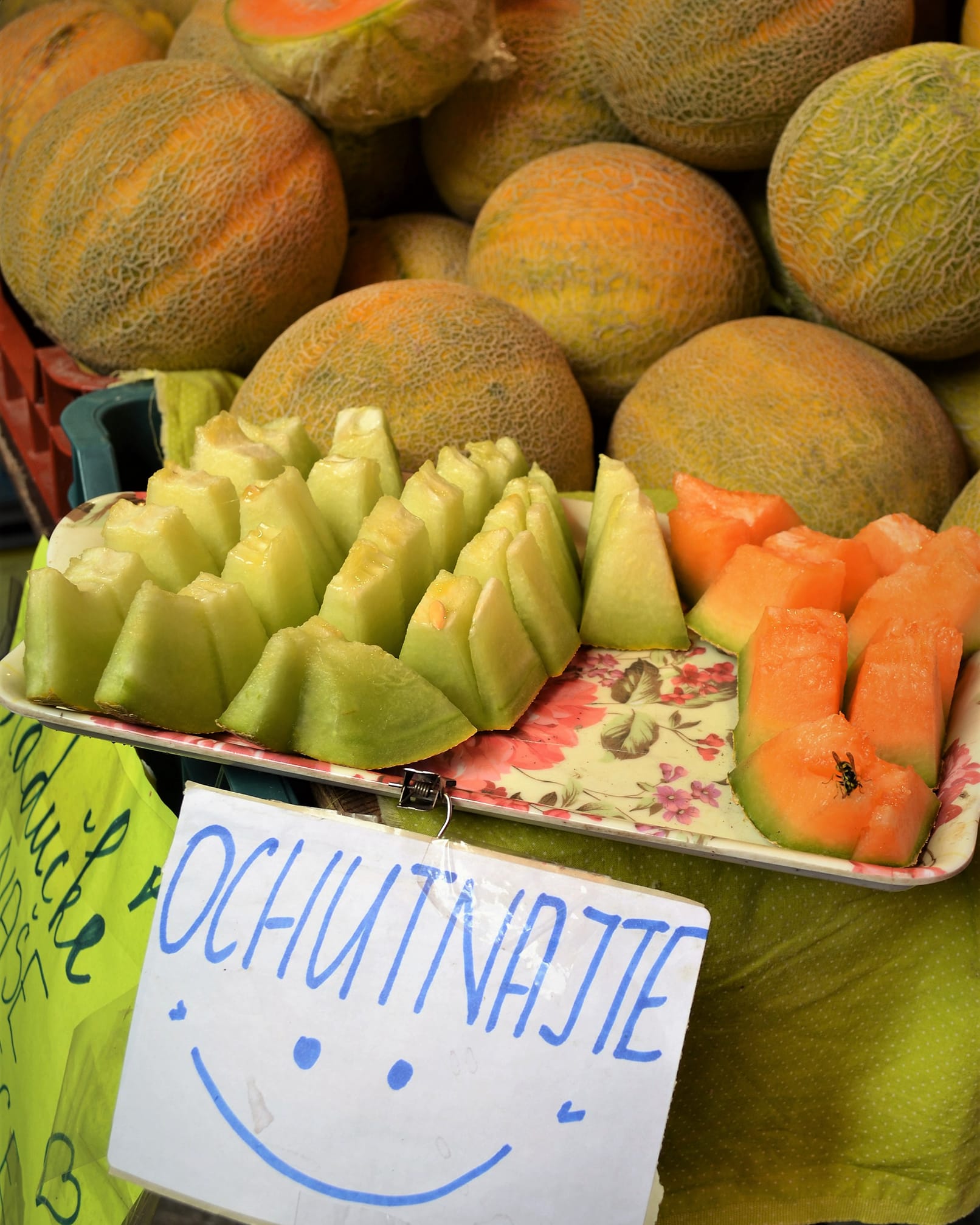 Na trhu ponúkame čerstvé melóny a žlté dyne vypestované na Slovensku